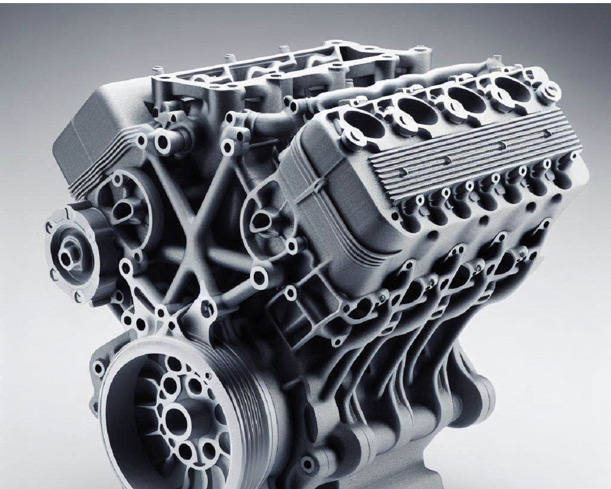 3D Printed Engine Cylinder heads