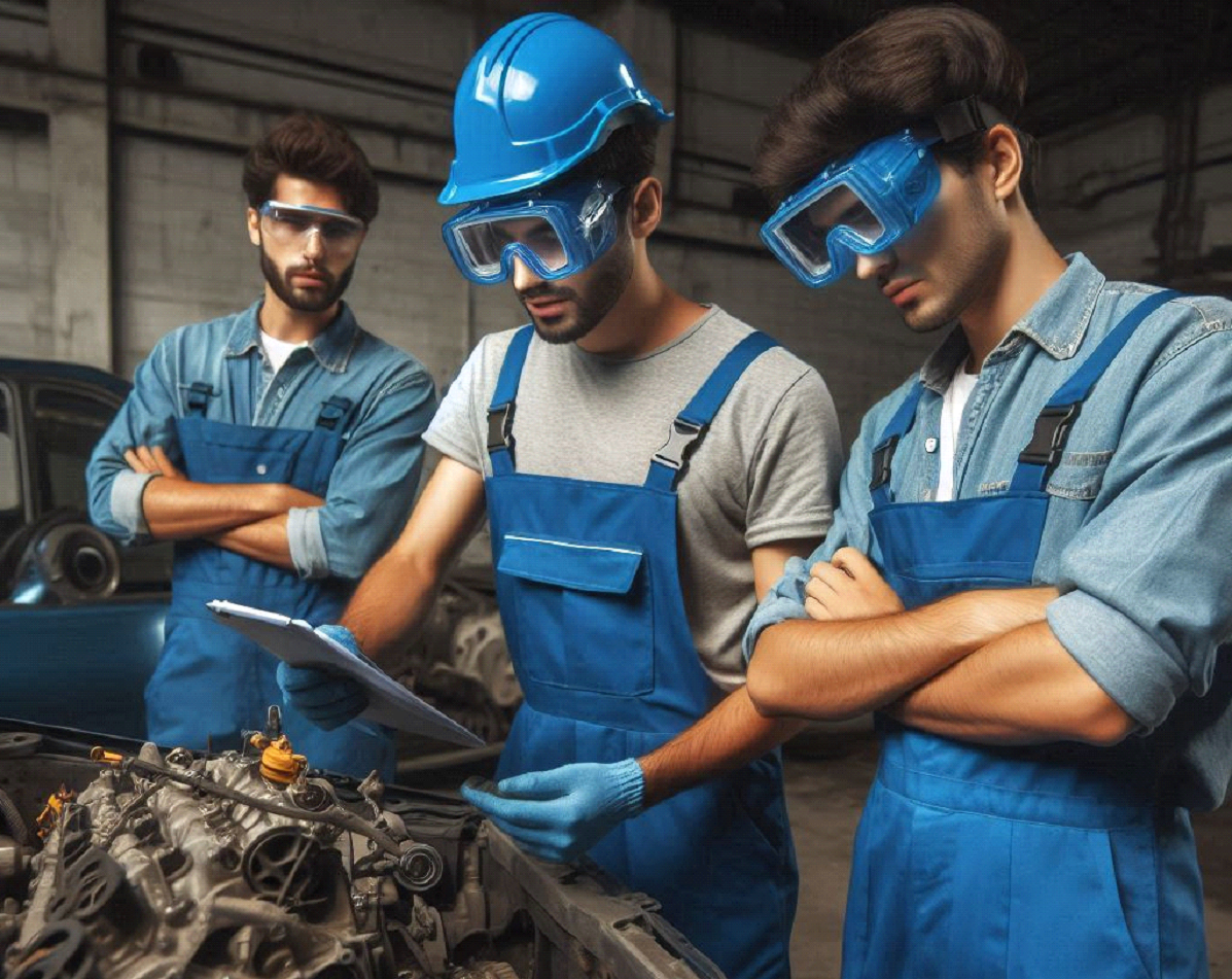 Engine maintenance and training using AR