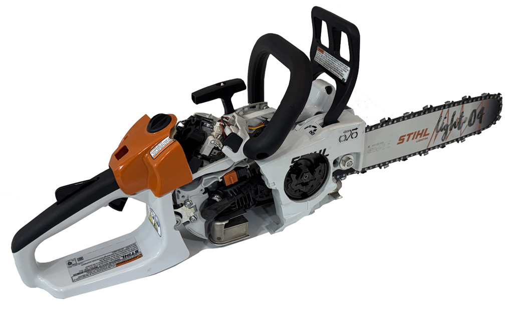 STIHL chainsaw cutaway